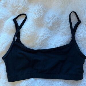 Golden TNA Aritzia Size Small Black Sports Bra
